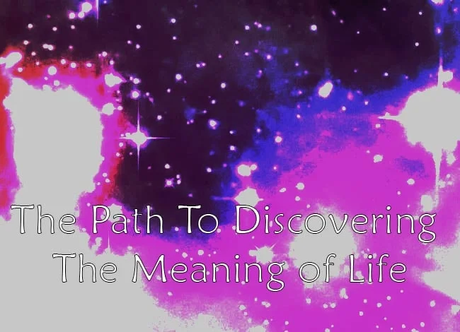 Path to discovering the meaning of life