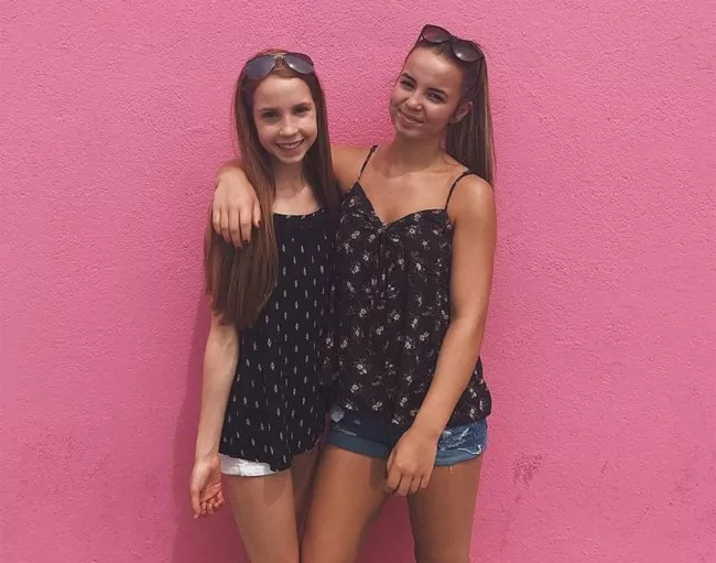 Anna McNulty with her sister, Grace McNulty