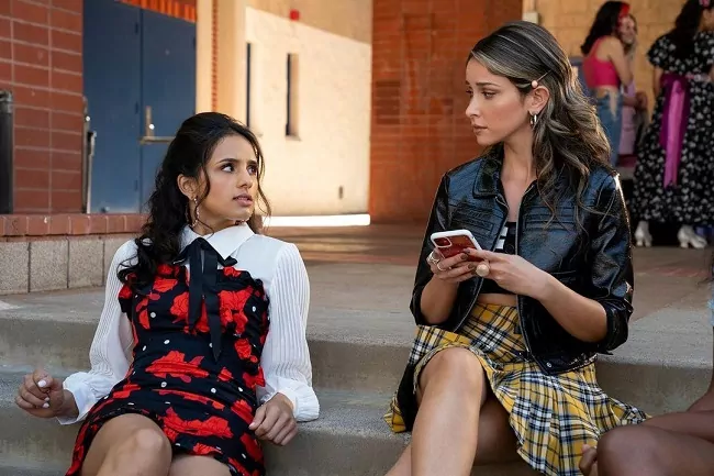 Jami Alix with her fellow co-star Aparna Brielle on Netflix's Boo, Bitch